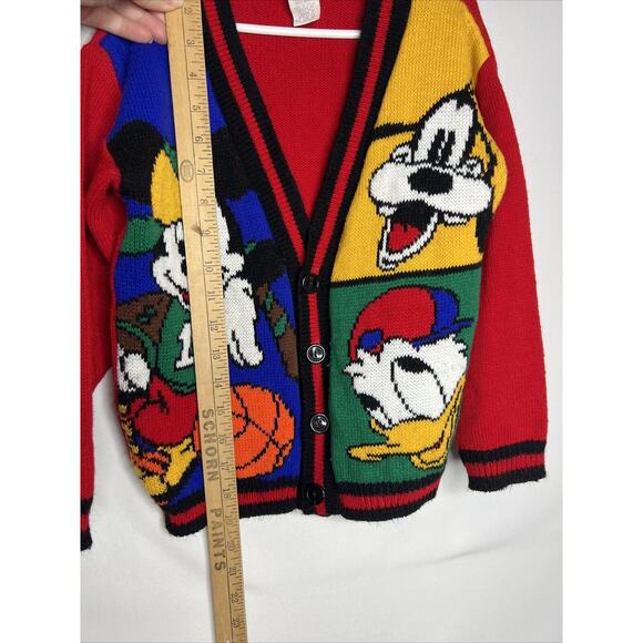 Mickey’s For Kids Stuff by Walt Disney Vintage Cardigan Size 7 Sweater USA - Picture 5 of 8